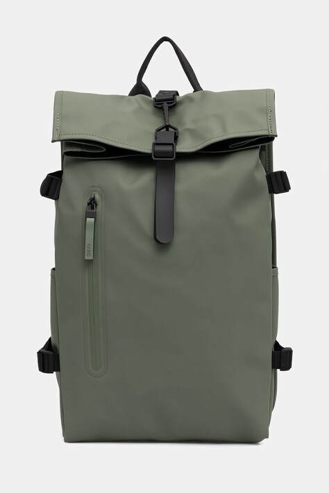 Ruksak Rains 14590 Rolltop Rucksack Large W3 boja: zelena, veliki, bez uzorka, 14590