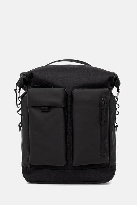 Rains plecak 12960 Otaru Backpack W3 kolor czarny duży gładki 12960