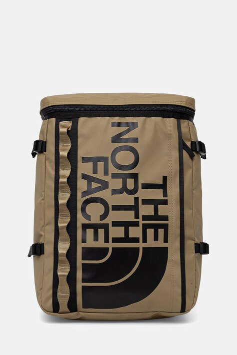 The North Face plecak BASE CAMP FUSE kolor zielony duży z nadrukiem NF0A3KVRKAL1