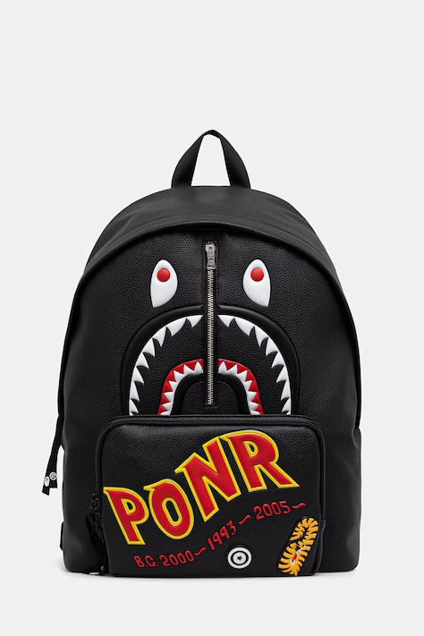 A Bathing Ape 2nd Shark plecak czarny 0ZXBGM005891Q