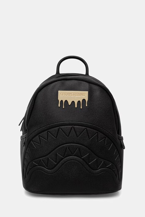 Sprayground plecak z imitacji skóry czarny 910B9038NSZ