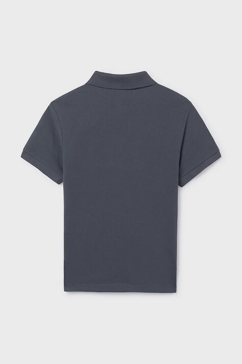 Детское хлопковое поло Mayoral цвет чёрный однотонное 890