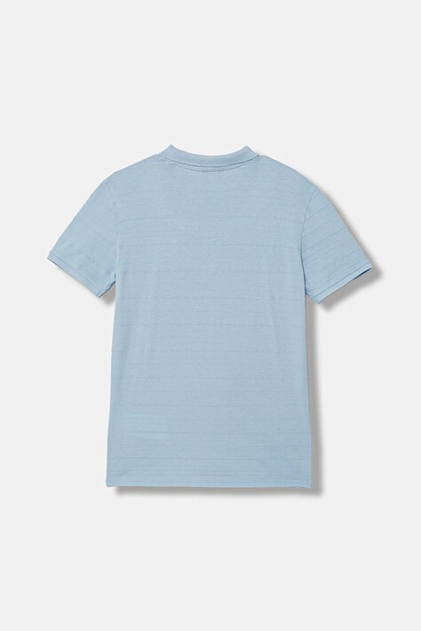 Guess polo bawełniane dziecięce kolor niebieski gładki L6RP07 KCM20