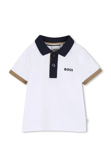 BOSS polo neonato/a colore bianco J52878