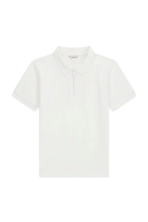 Guess polo dziecięce z bawełną białe L6GP06 KF850