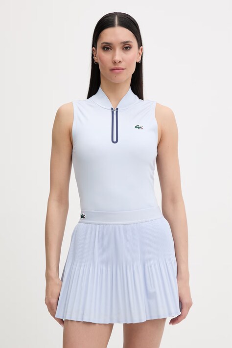 Lacoste top damski niebieski PF0202