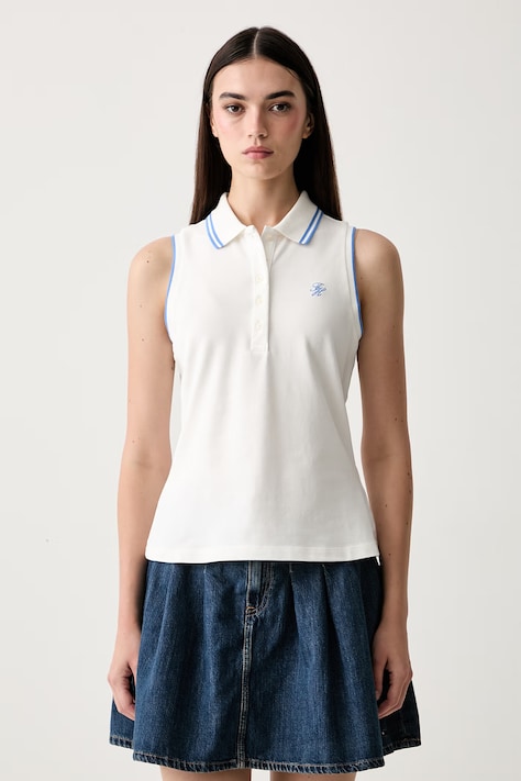 Tommy Hilfiger top da donna SUMMER bianco WW0WW49561