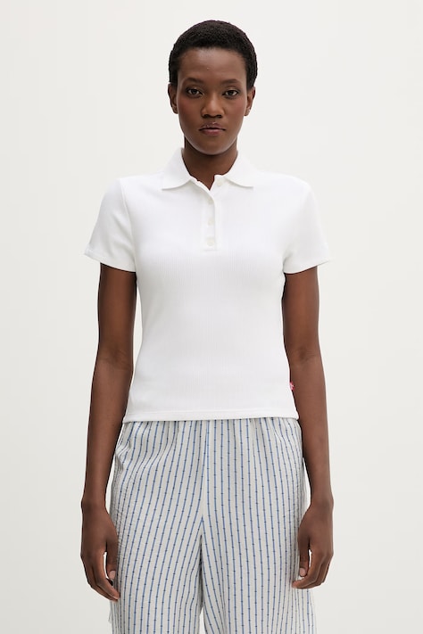 Levi's πόλο γυναικείο RORY SS μπεζ 005JQ-0005