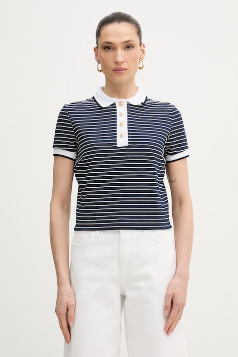 Guess polo damskie ALPHONSINE granatowe W6GP17 K2946