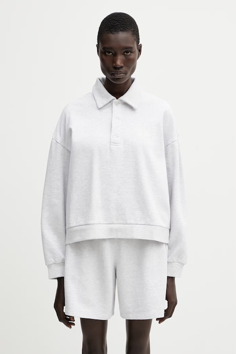 Carhartt WIP W' Brenta Polo Sweat polo bawełniane damskie szare I036291.00T60