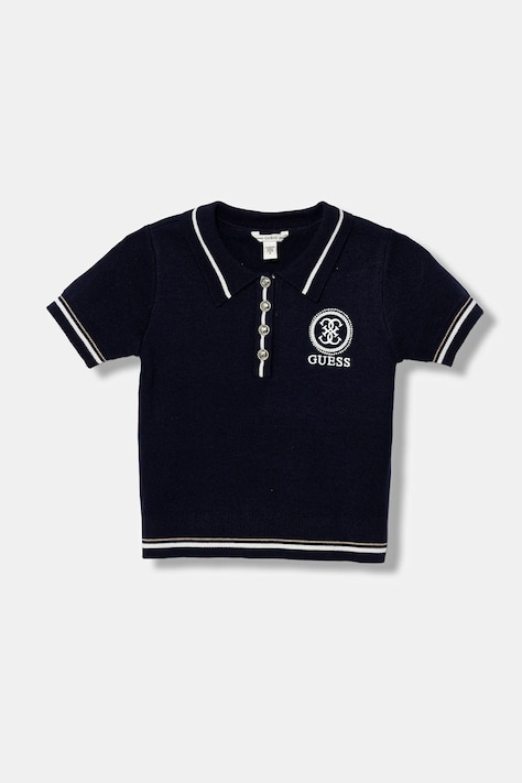 Guess sweter dziecięcy kolor granatowy J6RR05 Z5260