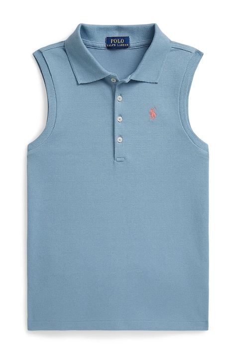 Polo Ralph Lauren polo tričko detské bavlnené modré 313965074001