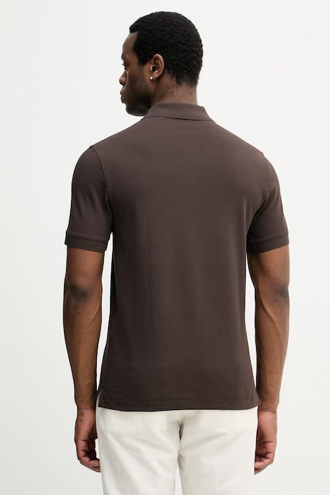 Bombažen polo BOSS Pallas moški, rdeča barva, 50553564