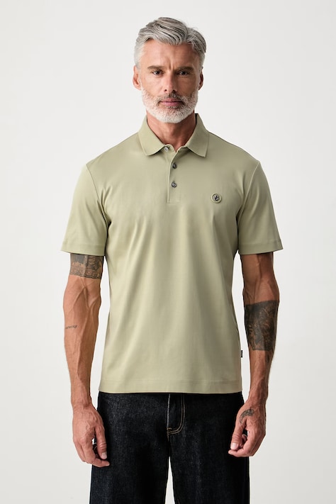 BOSS T-shirt męski bawełniany C-Parris 01 zielony 50555829