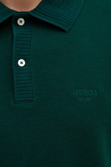 Поло Guess — SS26-POM01E, зелений — фото 5