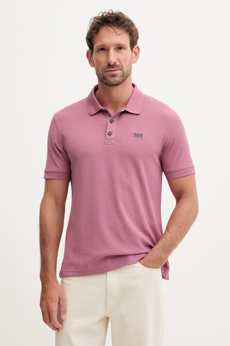 Helly Hansen polo męskie DRIFTLINE różowe 50584