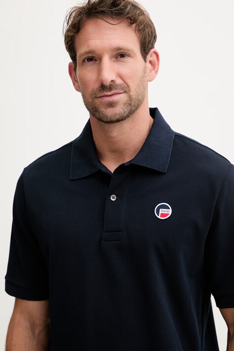 Fusalp polo męskie bawełniane GERLO granatowe J2117