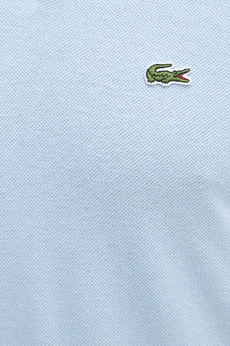 Lacoste поло чоловіче з додаванням льону — SS26-POM074, блакитний — фото 5