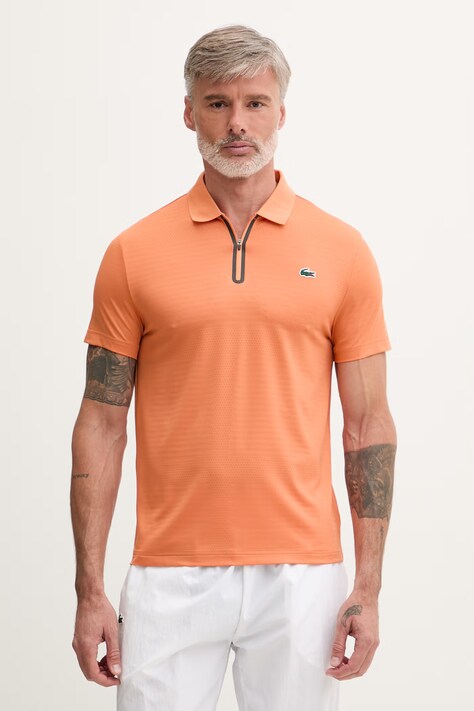 Lacoste polo męskie pomarańczowe DH9992