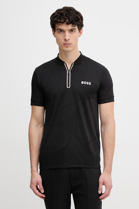 BOSS Green polo męskie czarny 50559206