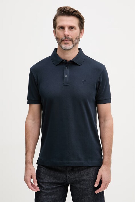 Joop! polo damskie bawełniane granatowe 30046975
