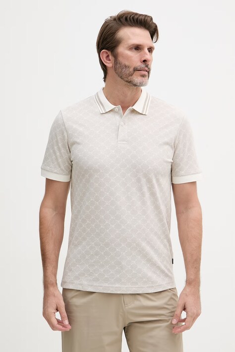 Joop! polo męskie bawełniane beżowe 30101930