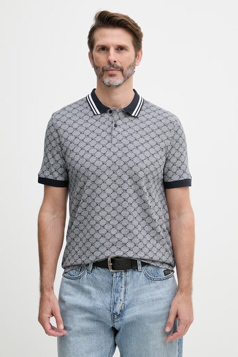 Joop! polo męskie bawełniane granatowy 30101930