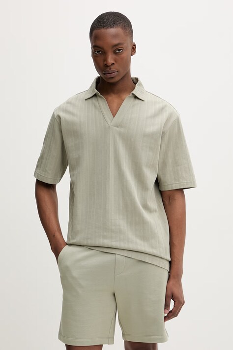 HUGO polo męskie bawełniane Dalibo zielone 50556724