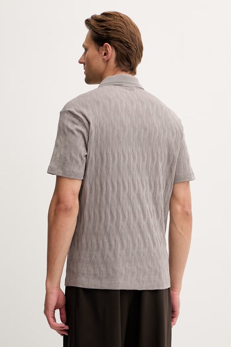 HUGO polo pánské bavlněné Dunik béžové 50557325