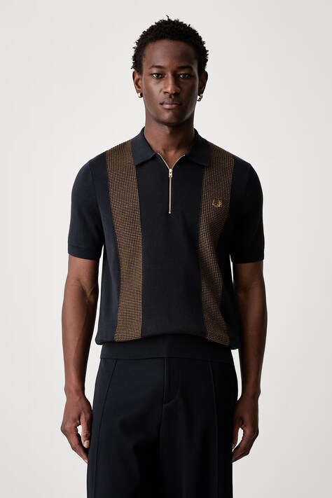 Fred Perry polo shirt with cotton Men's navy K2310