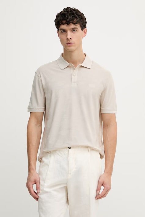 Guess polo tričko pánske béžové M6GP18 K3086