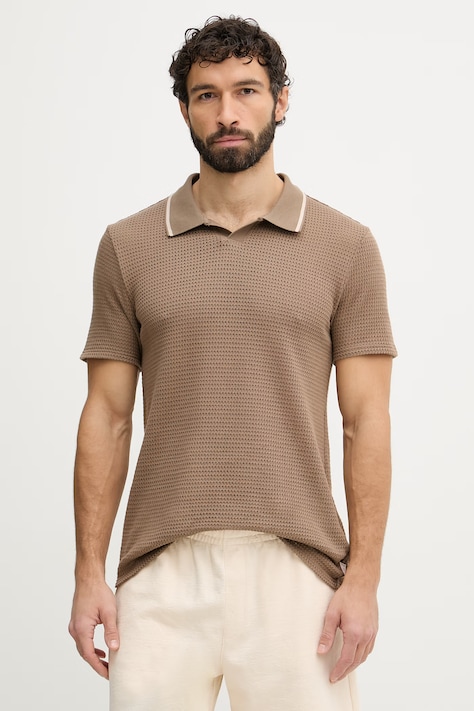 Guess polo męskie DARYL brązowe M6GP45 K3230