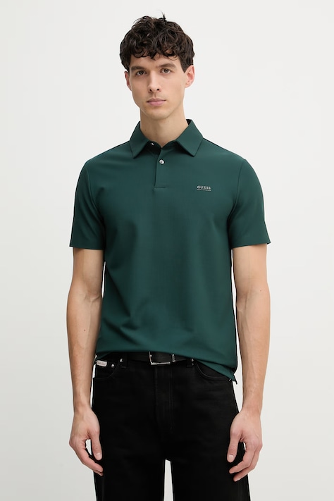 Guess polo męskie zielone M6RP02 KD202