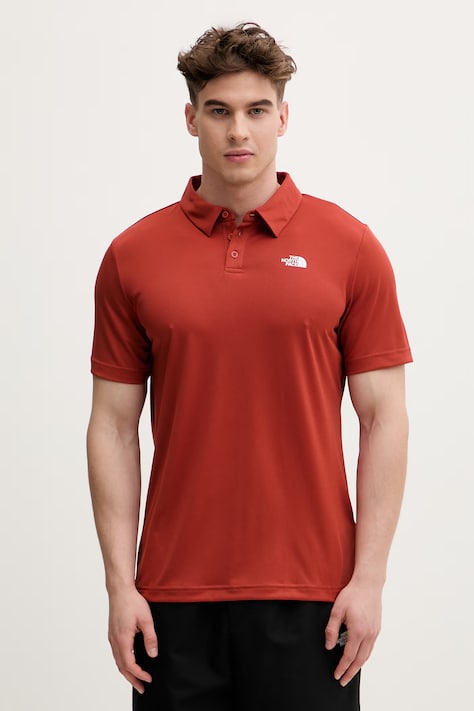 The North Face polo męskie pomarańczowy NF0A2WAZG6I1