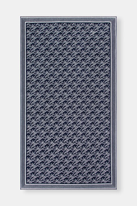 Tommy Hilfiger ručník bavlněný SUMMER námořnicky modrý UU0UU00115