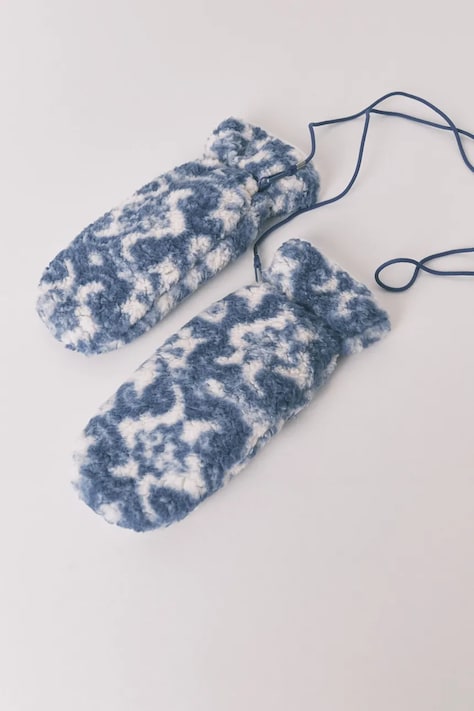 women'secret rękawiczki damskie kolor niebieski 5152856