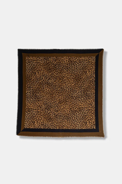 Weekend Max Mara chusta z dodatkiem wełny AEDUCATA damska kolor czarny wzorzysta 2615541134600