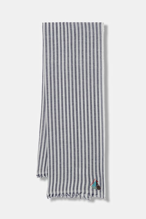 Weekend Max Mara chusta damska z dodatkiem lnu APERA fioletowa 2615541025600