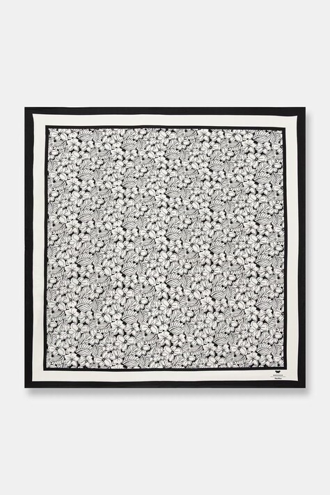 Weekend Max Mara apaszka damska jedwabna AONESTO biała 2615541035600