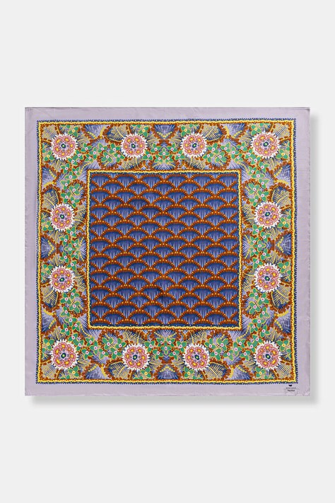 Weekend Max Mara apaszka damska jedwabna AONESTONEW fioletowa 2615541065600