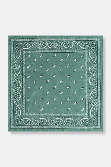 Weekend Max Mara bandana damska jedwabna APENTOLA zielona 2615541075600