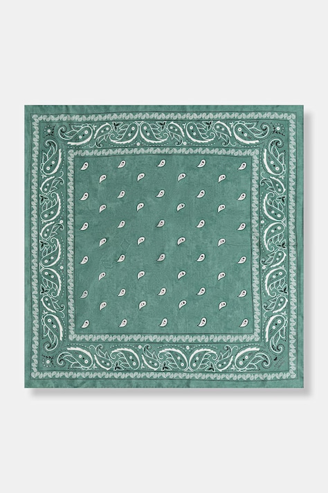 Weekend Max Mara bandana damska jedwabna APENTOLA zielona 2615541075600