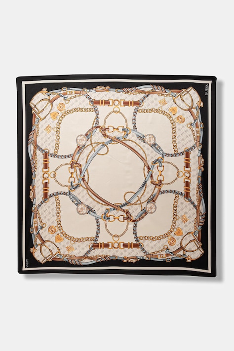 Guess chusta damska kolor czarny wzorzysta AW5444 POL01