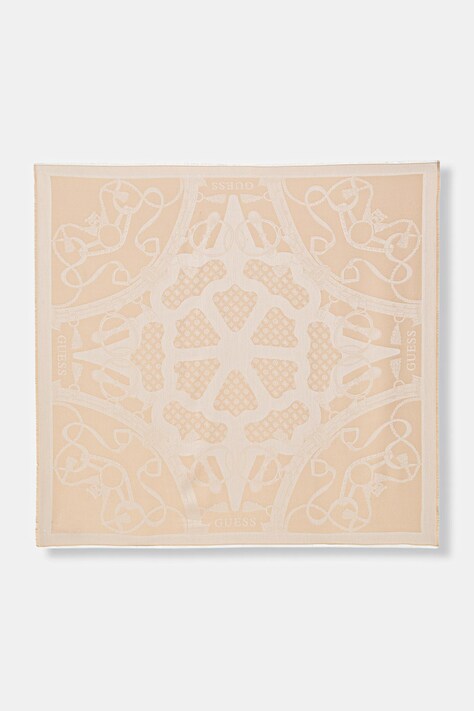 Σάλι Guess DITA χρώμα: μπεζ, AW5446 VIS03