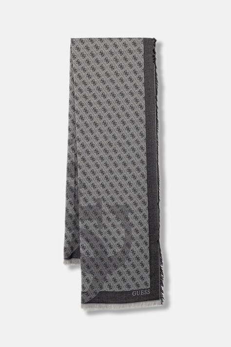 Κασκόλ Guess ERICA χρώμα: γκρι, AW5448 POL03