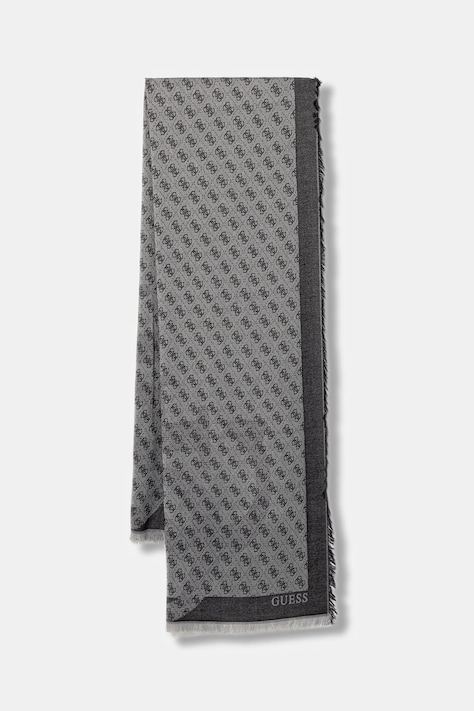 Κασκόλ Guess ERICA χρώμα: γκρι, AW5448 POL03