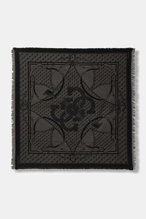 Σάλι Guess χρώμα: γκρι, AW5455 POL03