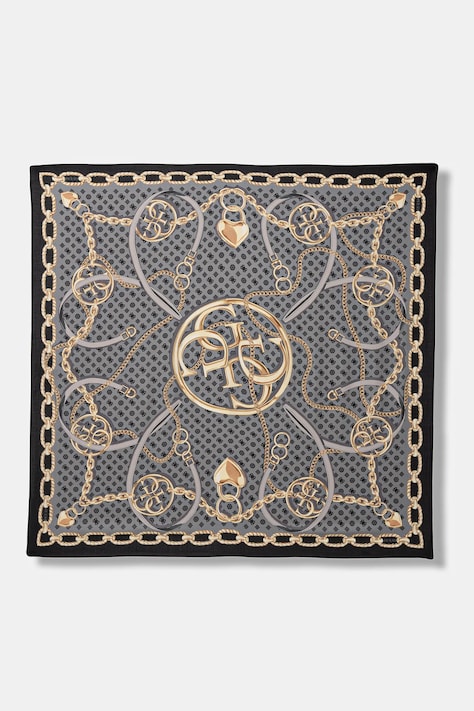 Guess chusta damska kolor czarny wzorzysta AW5462 MOD03