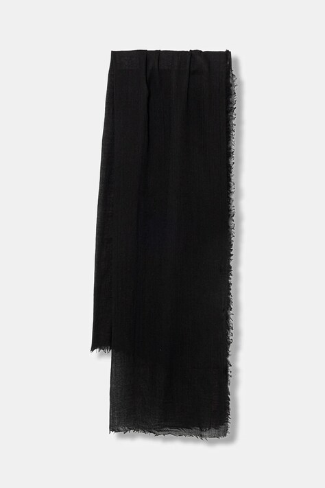 Μάλλινο κασκόλ ZADIG&VOLTAIRE χρώμα: μαύρο, OWSC01526