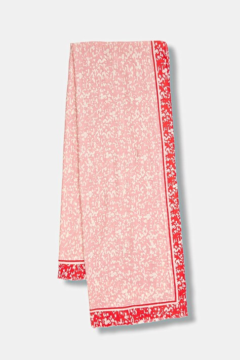 Marc O'Polo szal damski kolor różowy wzorzysty 600802502045